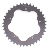 PBR Aluminium Kettenrad harteloxiert rauchgrau für PBR Kettenradträger 525T 43Z