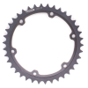 PBR Aluminium Kettenrad harteloxiert rauchgrau für PBR Kettenradträger 520T 38Z