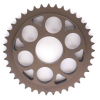 PBR Alu-Kettenrad harteloxiert rauchgrau 39Z 520T
