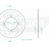 Esjot Stahl Kettenrad 56Z 428