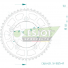 Esjot Aluminium Kettenrad 47Z 420