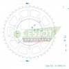 Esjot Aluminium Kettenrad 43Z 525 - innerer Lochkreis =110mm (für BMW S1000 mit Gussfelge)
