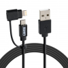 Lampa Kabel USB > Lightning + Micro-USB