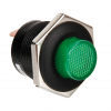 Lampa Tastschalter mit LED grün - 12/24V