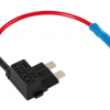 Lampa Stromabnehmer für Standard-Lamellensicherung, 12/24V
