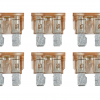 Lampa Smart Led, Set 6 Lamellensicherungen mit LED-Kontrollleuchte, 7,5A, 12/32V
