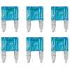 Lampa Smart Led, Set 6 Mikro-Lamellensicherungen mit LED-Kontrollleuchte, 15A, 12/32V