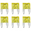 Lampa Smart Led, Set 6 Mikro-Lamellensicherungen mit LED-Kontrollleuchte, 20A, 12/32V