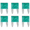 Lampa Smart Led, Set 6 Mikro-Lamellensicherungen mit LED-Kontrollleuchte, 30A, 12/32V