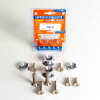 Lampa "Bobbins" Aluminium Montageständeraufnahmeset - M10x1,25 - 1,5cm Loch - Alu farbig