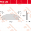 TRW Scheibenbremsbeläge MCB 528 mit ABE