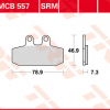 TRW Scheibenbremsbeläge MCB 557 SRM mit ABE