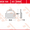 TRW Scheibenbremsbeläge MCB 709 EC mit ABE