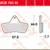 TRW Scheibenbremsbeläge MCB 763 SI mit ABE