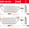 TRW Scheibenbremsbeläge MCB 764 SRM mit ABE