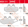 TRW Scheibenbremsbeläge MCB 771 SRM mit ABE