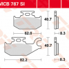 TRW Scheibenbremsbeläge MCB 787 SI mit ABE