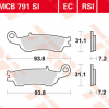 TRW Scheibenbremsbeläge MCB 791 RSI