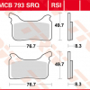 TRW Scheibenbremsbeläge MCB 793 RSI ohne ABE