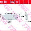 TRW Scheibenbremsbeläge MCB 800