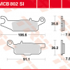 TRW Scheibenbremsbeläge MCB 802 SI