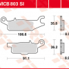 TRW Scheibenbremsbeläge MCB803SI