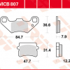 TRW Scheibenbremsbeläge MCB807