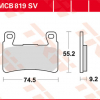 TRW Scheibenbremsbeläge MCB 819 SV