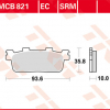 TRW Scheibenbremsbeläge MCB 821 SRM mit ABE