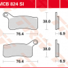 TRW Scheibenbremsbeläge MCB 824 SI mit ABE