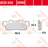 TRW Scheibenbremsbeläge MCB 830 SRM mit ABE