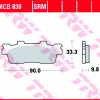 TRW Scheibenbremsbeläge MCB 830