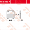 TRW Scheibenbremsbeläge MCB 832 P mit ABE Parkbremsbeläge