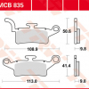 TRW Scheibenbremsbeläge MCB835 mit ABE