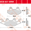 TRW Scheibenbremsbeläge MCB 837 SRM mit ABE