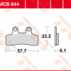 TRW Scheibenbremsbeläge MCB844