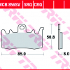 TRW Scheibenbremsbeläge MCB 856 SV Satz für eine Scheibe