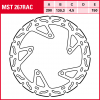 TRW Bremsscheibe MST267RAC | starr