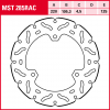TRW Bremsscheibe MST285RAC | starr