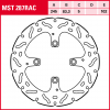 TRW Bremsscheibe MST287RAC | starr