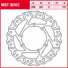 TRW Bremsscheibe MST301EC | starr