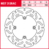 TRW Bremsscheibe MST313RAC | starr