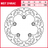 TRW Bremsscheibe MST374RAC | starr