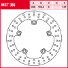 TRW Bremsscheibe MST386 | starr