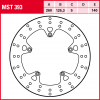 TRW Bremsscheibe MST393 | starr