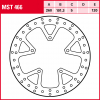 TRW Bremsscheibe MST466 | starr