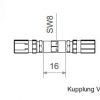 TRW Kupplung MV989, 180°