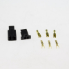 Geiwiz Vielfachstecker JP2,8 SW2 polig SCHWARZ