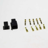Geiwiz Vielfachstecker JP2,8 SW4 polig SCHWARZ