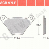 TRW Scheibenbremsbeläge MCB 097LF mit ABE